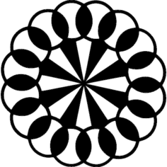 Pinwheel Free DXF File, Free Vectors File