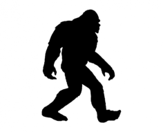 Big Foot Free DXF File, Free Vectors File