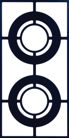 Unframed Grille Pattern 300-V140 Free DXF File, Free Vectors File