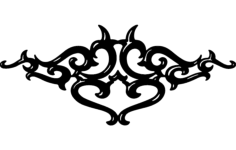 Scroll Accent  Free DXF File, Free Vectors File