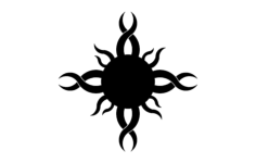 Sun Design Free DXF File, Free Vectors File