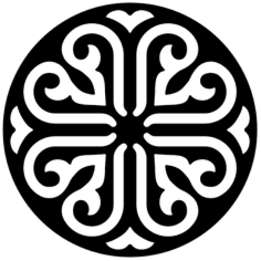 Round Scroll Saw Ornament Free DXF File, Free Vectors File