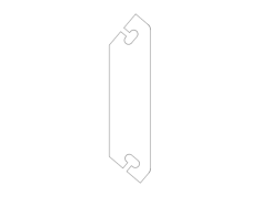 Diagonal-Brace-Shadowbox Free DXF File, Free Vectors File