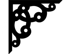 Corner Design Kron 0006 Free DXF File, Free Vectors File
