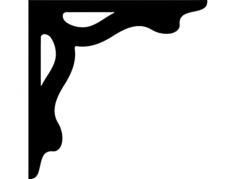 Corner Design Kron 0017 Free DXF File, Free Vectors File