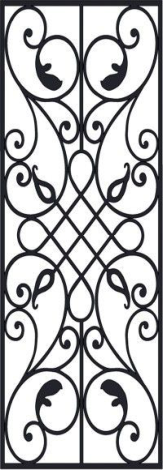 Victorian Iron Pattern Free DXF File, Free Vectors File