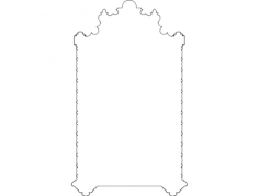 Ornament Deco Free DXF File, Free Vectors File