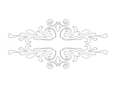 Ornament 08 Free DXF File, Free Vectors File