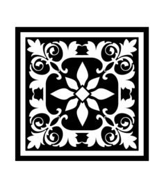 Designs Square Free DXF File, Free Vectors File