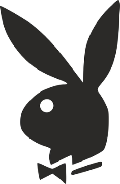 Playboy Bunny Logo Free DXF File, Free Vectors File