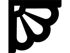 Corner Design Kron 0021 Free DXF File, Free Vectors File