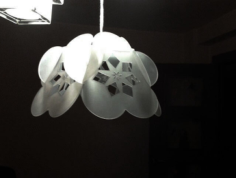 Flower Lamp Free DXF File, Free Vectors File