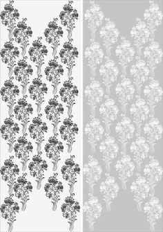 Abstract Flowers Sandblast Pattern Free Vector, Free Vectors File