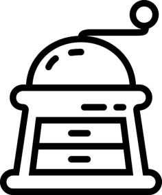 Grinder Outline Svg Vector, Free Vectors File