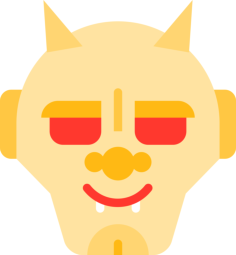 Hannya Outline Svg File, Free Vectors File