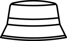 Hat Line Art Illustration Svg, Free Vectors File