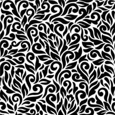 Ornamental Floral Background Seamless Pattern Free Vector, Free Vectors File