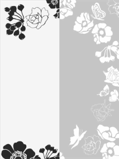 Flower Sandblast Pattern Free Vector, Free Vectors File