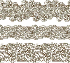 Mehndi Pattern Free Vector, Free Vectors File