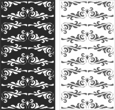 Laser Cut Floral Ornament Pattern Free Vector, Free Vectors File