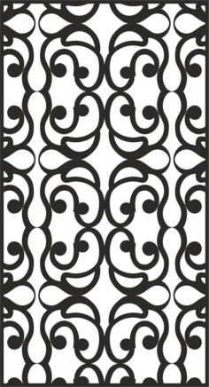 Hollow Engraving Pattern Free DXF File, Free Vectors File