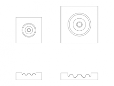 Rossette Free DXF File, Free Vectors File