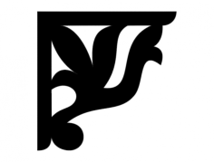 Corner Design Kron 0001 Free DXF File, Free Vectors File