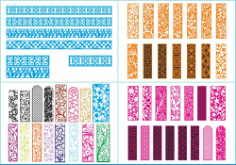 Screen Patterns Mega Collection Free Vector, Free Vectors File