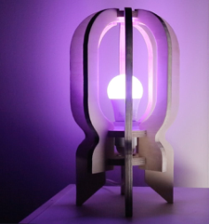 Rocket Lamp Free DXF File, Free Vectors File