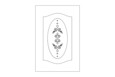 Door Decoration 3 Free DXF File, Free Vectors File