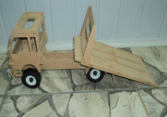 Truck 3D Puzzle Free DXF File, Free Vectors File