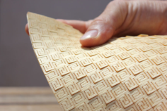 Super Flexible Laser Cut Plywood Living Hinge Pattern Free DXF File, Free Vectors File