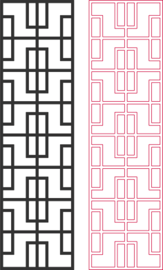 Geometric Pattern Designs 2D Free DXF File, Free Vectors File