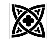 Gothic Tile Free DXF File, Free Vectors File
