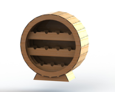 Laser Cut Wine Rack 6Mm Free DXF File, Free Vectors File