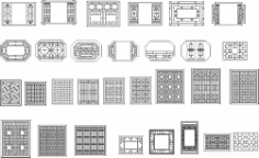 Chinese Window Patternss Free Vector, Free Vectors File