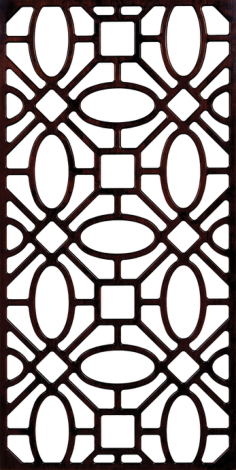 Partition Wall Pattern 300-V2 Free DXF File, Free Vectors File