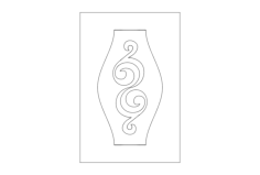 Door Decoration Free DXF File, Free Vectors File