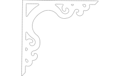 Decor Corner Free DXF File, Free Vectors File