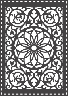 Cnc Pattern Free DXF File, Free Vectors File