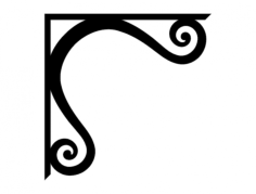 Corner Vector Cnc Free DXF File, Free Vectors File