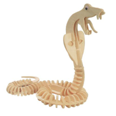 Cobra 3D Puzzle Free DXF File, Free Vectors File
