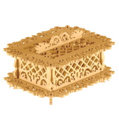 Storage Basket Free DXF File, Free Vectors File