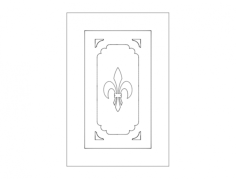 Door Design Clean Free DXF File, Free Vectors File