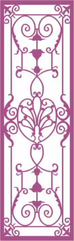 Wrought Iron Grille Pattern Free Vector, Free Vectors File