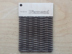 Diamond Pattern Living Hinge Template For Laser Cut Free DXF File, Free Vectors File