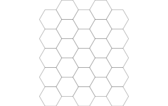 Honey Comb Free DXF File, Free Vectors File