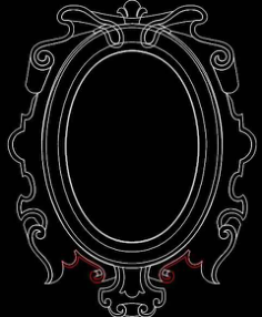 Mirror Frame 0556 Free DXF File, Free Vectors File