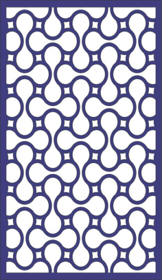 Seamless Separator Panel Pattern Free DXF File, Free Vectors File