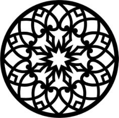 Metal Work Pattern 016 Free DXF File, Free Vectors File